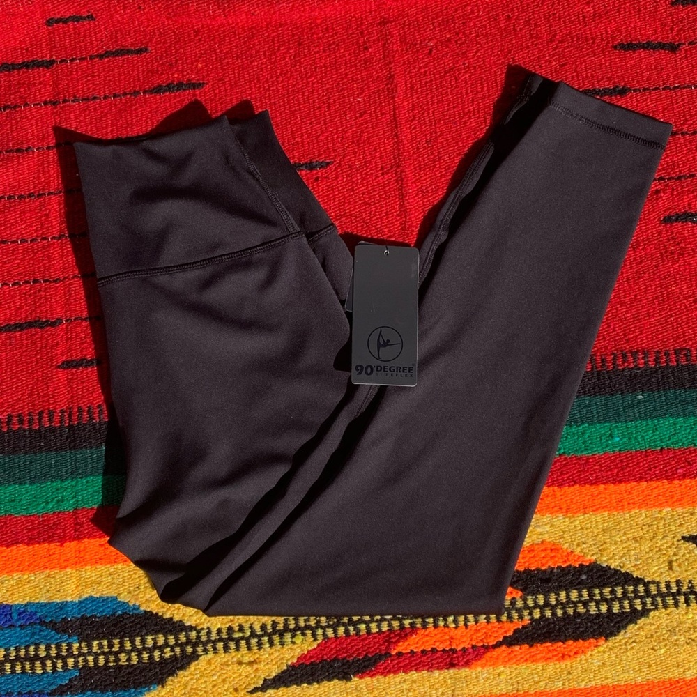 90 Degrees By Reflex High Waisted Leggings Size Large